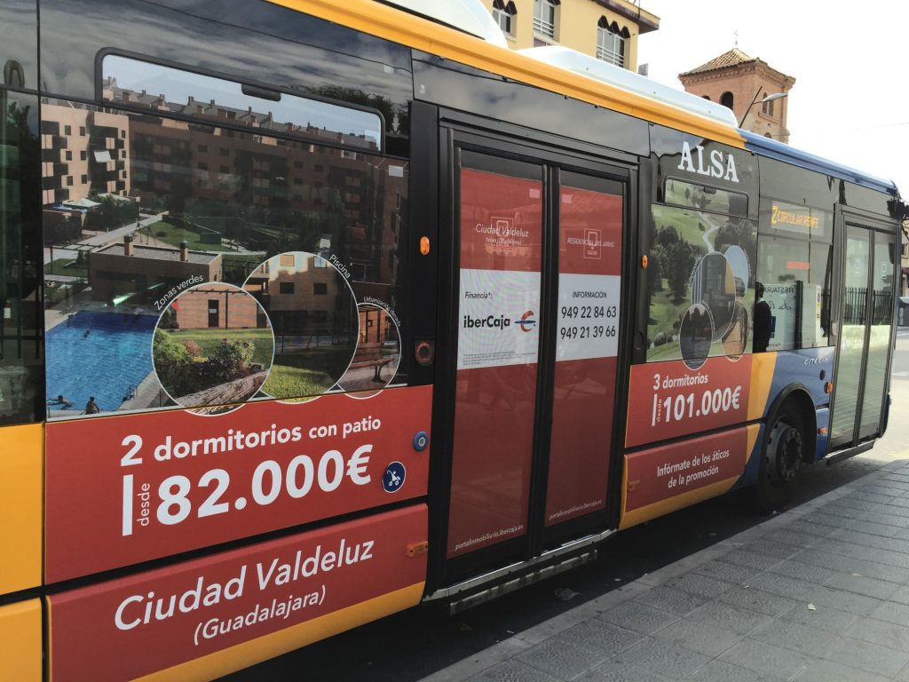 Publicidad Autobuses en Guadalajara